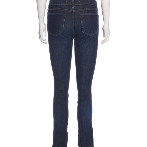J Brand Dark Wash Skinny Jeans Low-Rise sz XS - Picture 4 of 5